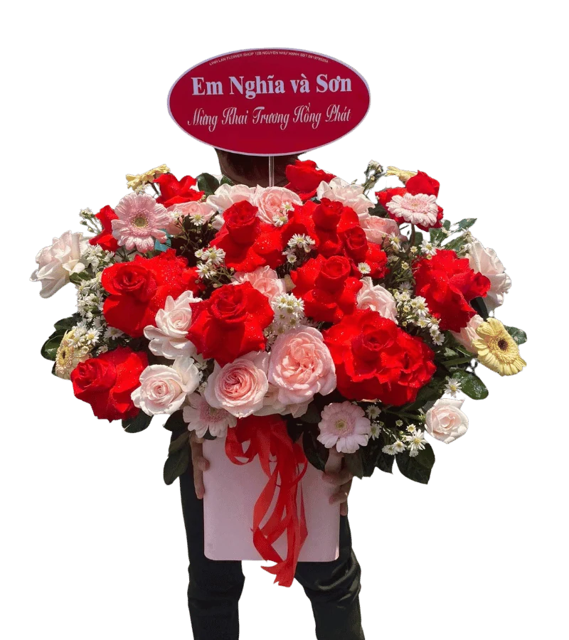 Hộp hoa hồng đỏ
