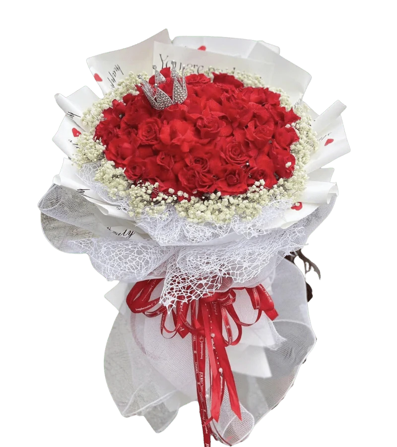 Ảnh minh họa cho Bó hoa hồng đỏ