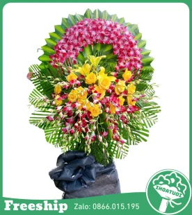 Vòng Hoa Đám Tang – Lời Tiễn Đưa Nhẹ Nhàng - Mã: DHT-046 - Giá: 900.000đ