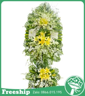 Hoa Tang Lễ Trắng – Tưởng Niệm An Yên - Mã: DHT-047 - Giá: 1.900.000đ