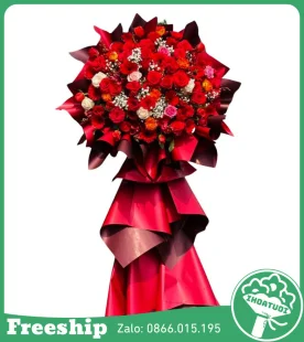 Kệ Hoa Chúc Mừng – Kinh Doanh Thuận Buồm - Mã: DHT-106 - Giá: 950.000đ