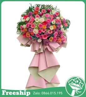 Kệ Hoa Khai Trương – Hồng Phát Trọn Năm - Mã: DHT-110 - Giá: 900.000đ