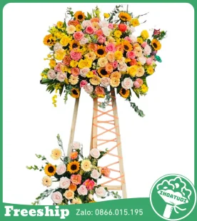 Kệ Hoa Chúc Mừng – Thành Công Rực Rỡ - Mã: DHT-113 - Giá: 1.300.000đ