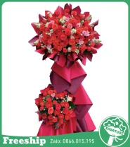 Kệ Hoa Khai Trương 2 Tầng – Đại Cát Đại Lợi