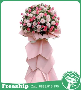 Kệ Hoa Mừng Khai Trương – Buôn May Bán Đắt - Mã: DHT-121 - Giá: 900.000đ