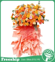 Kệ Hoa Tone Cam Vàng – Năng Lượng Khởi Đầu