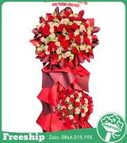 Kệ Hoa Khai Trương 2 Tầng – Đại Cát Đại Lợi