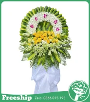 Vòng Hoa Tang Lễ 1 Tầng