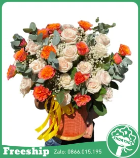 Giỏ Hoa Chúc Mừng Khởi Sắc - Mã: DHT-155 - Giá: 550.000đ