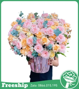 Giỏ Hoa Chúc Mừng Vững Bước Thành Công - Mã: DHT-167 - Giá: 800.000đ