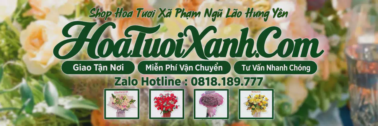 Ảnh bìa Tiệm Hoa Tươi Tại Xã Phạm Ngũ Lão Hưng Yên, Giao Hoa Nhanh Trong 2 Giờ