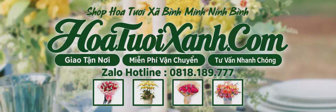 Ảnh bìa Tiệm Hoa Tươi Tại Xã Bình Minh Ninh Bình, Đặt Hoa Online Tiện Lợi