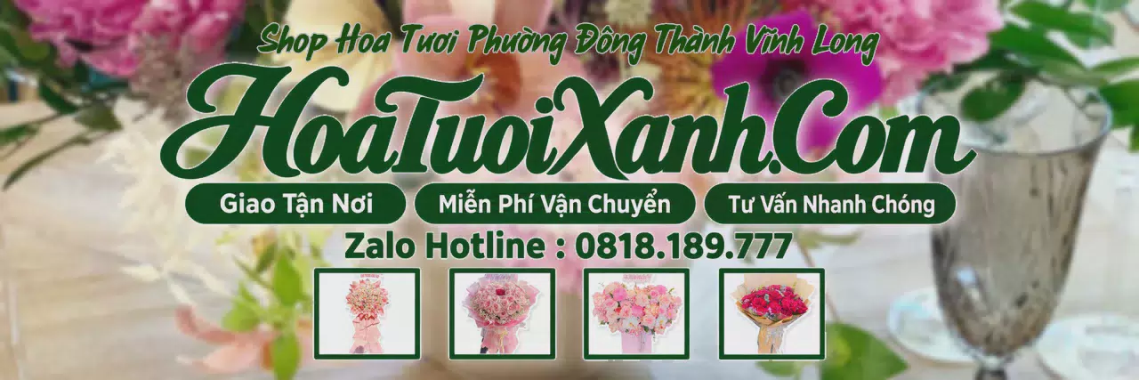 Ảnh bìa Tiệm Hoa Tươi Tại Phường Đông Thành Vĩnh Long, Cửa Hàng Hoa Tươi Uy Tín