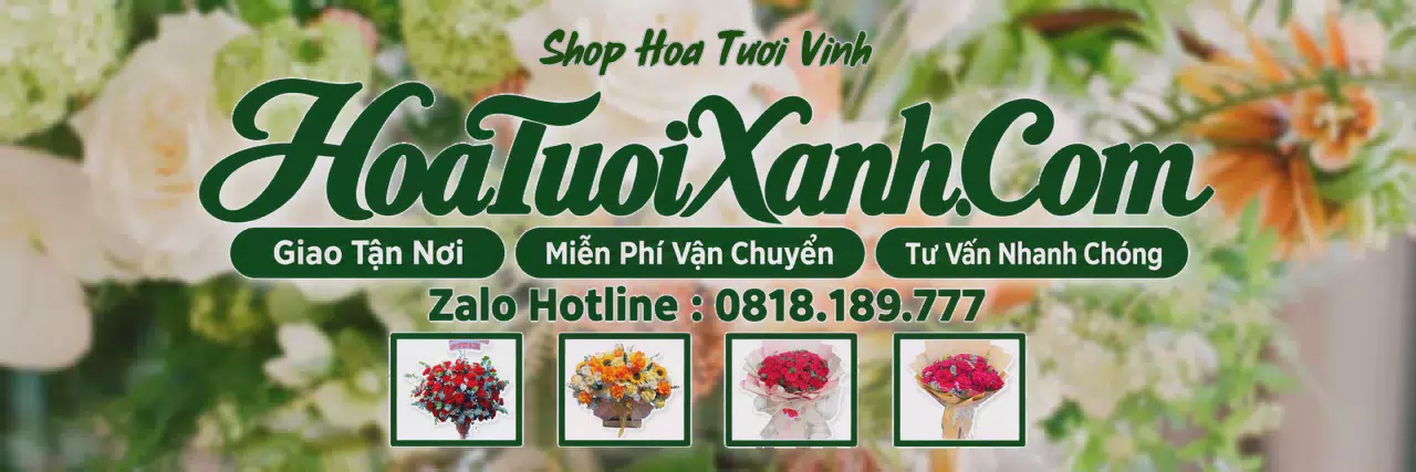 Ảnh bìa Tiệm Hoa Tươi Tại Vinh, Shop Hoa Đẹp Giao Tận Nhà