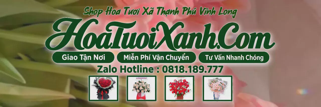 Ảnh bìa Tiệm Hoa Tươi Tại Xã Thạnh Phú Vĩnh Long, Shop Hoa Online Uy Tín