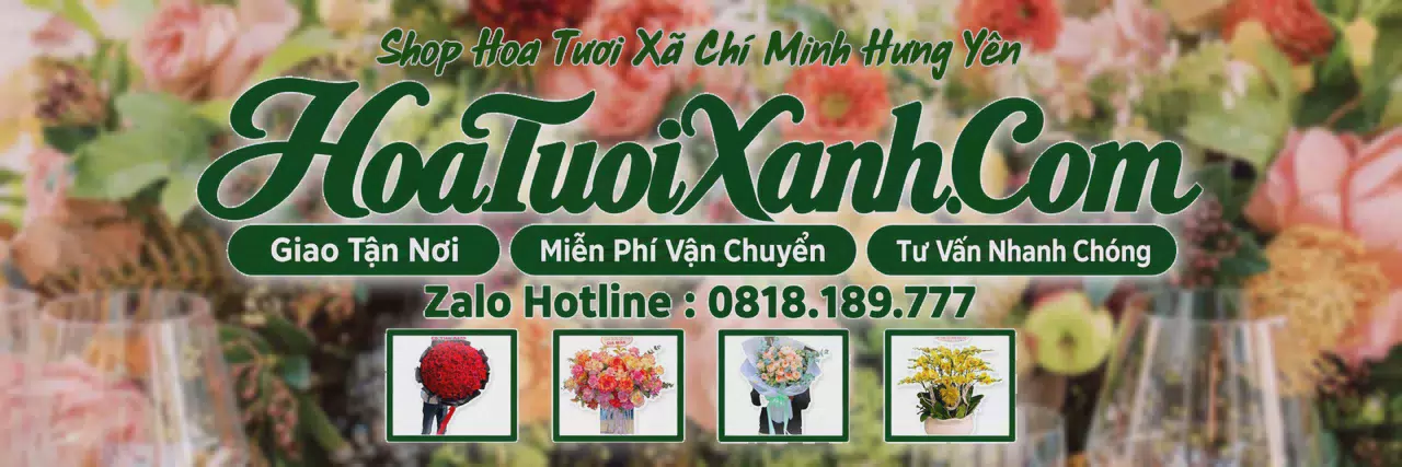 Ảnh bìa Tiệm Hoa Tươi Tại Xã Chí Minh Hưng Yên, Shop Hoa Tươi Uy Tín
