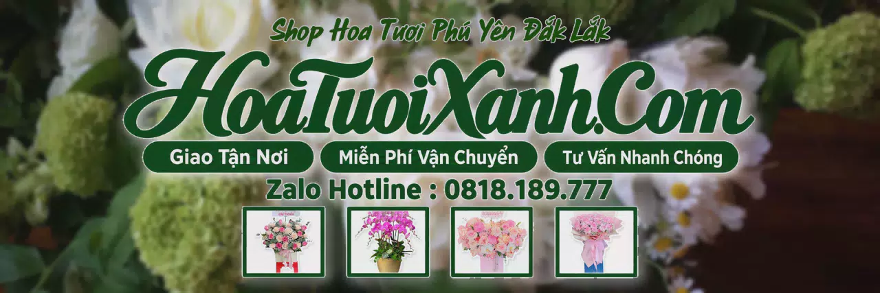 Ảnh bìa Tiệm Hoa Tươi Tại Phú Yên Đắk Lắk, Đặt Hoa Tận Nơi Dễ Dàng