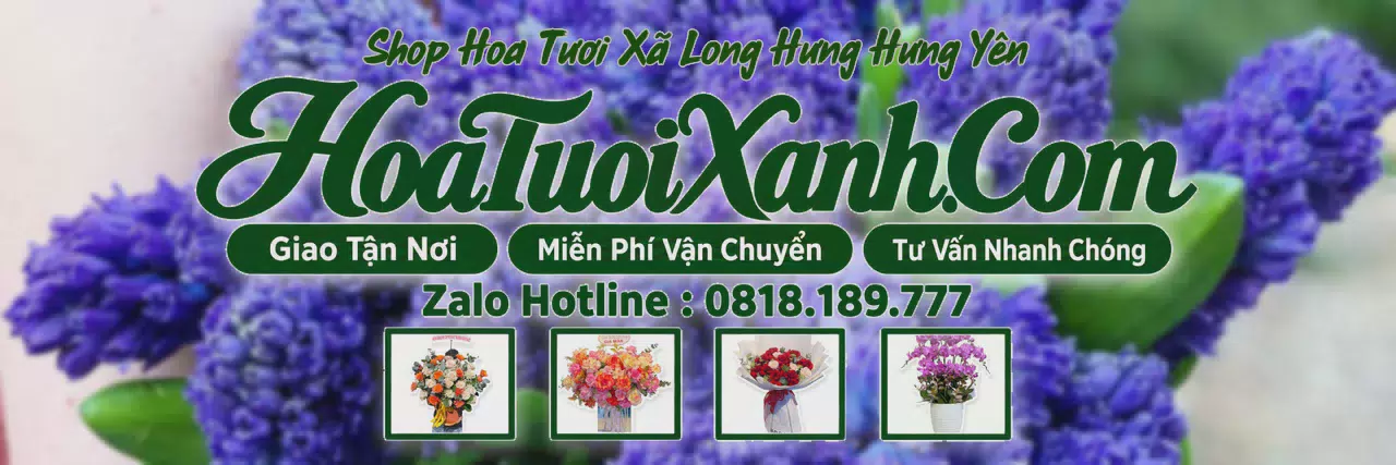 Ảnh bìa Tiệm Hoa Tươi Tại Xã Long Hưng Hưng Yên, Dịch Vụ Đặt Hoa Trực Tuyến