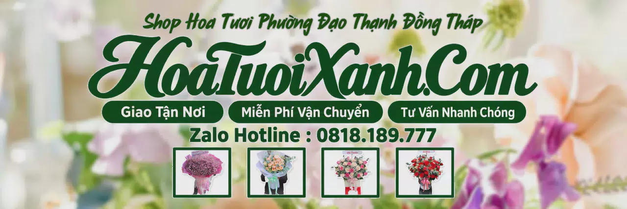 Ảnh bìa Tiệm Hoa Tươi Tại Phường Đạo Thạnh Đồng Tháp, Tiệm Hoa Giao Hàng Tận Nơi