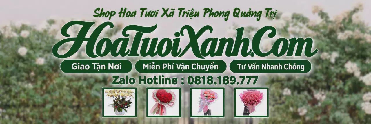 Ảnh bìa Tiệm Hoa Tươi Tại Xã Triệu Phong Quảng Trị, Đặt Hoa Đẹp Giá Tốt