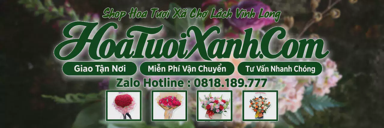 Ảnh bìa Tiệm Hoa Tươi Tại Xã Chợ Lách Vĩnh Long, Điện Hoa Tận Nơi Giá Tốt