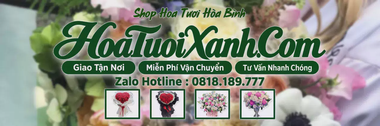 Ảnh bìa Tiệm Hoa Tươi Tại Hòa Bình, Dịch Vụ Đặt Hoa Trực Tuyến