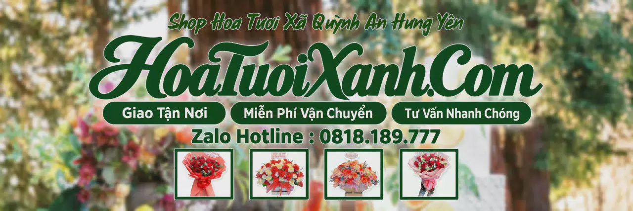 Ảnh bìa Tiệm Hoa Tươi Tại Xã Quỳnh An Hưng Yên, Đặt Hoa Đẹp Giá Tốt