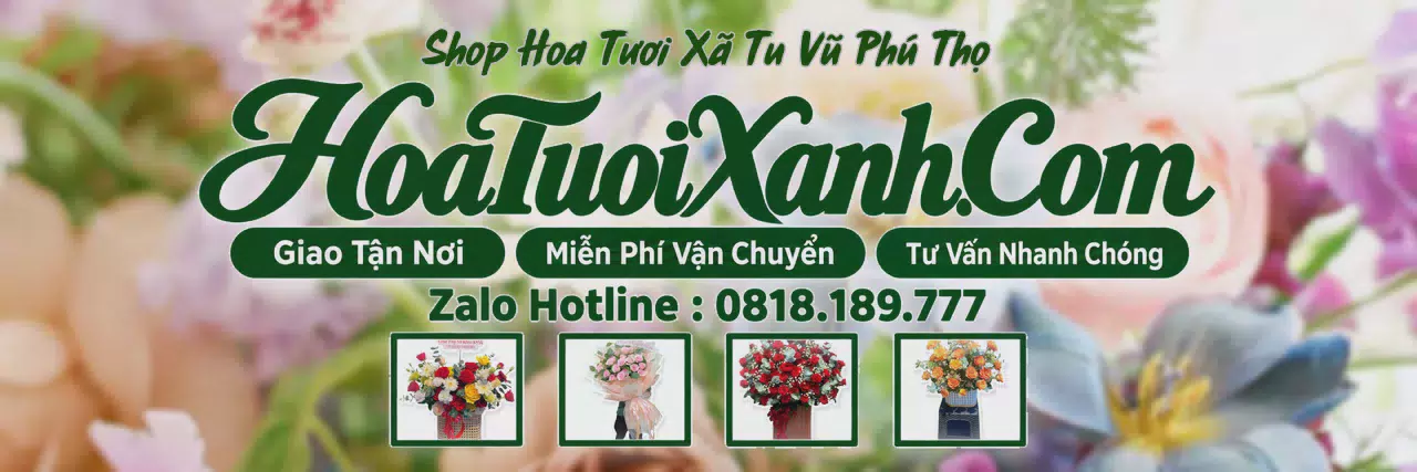 Ảnh bìa Tiệm Hoa Tươi Tại Xã Tu Vũ Phú Thọ, Shop Hoa Tươi Chất Lượng