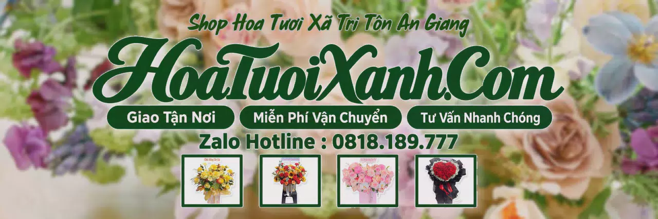 Ảnh bìa Tiệm Hoa Tươi Tại Xã Tri Tôn An Giang, Đặt Hoa Đẹp Giá Tốt