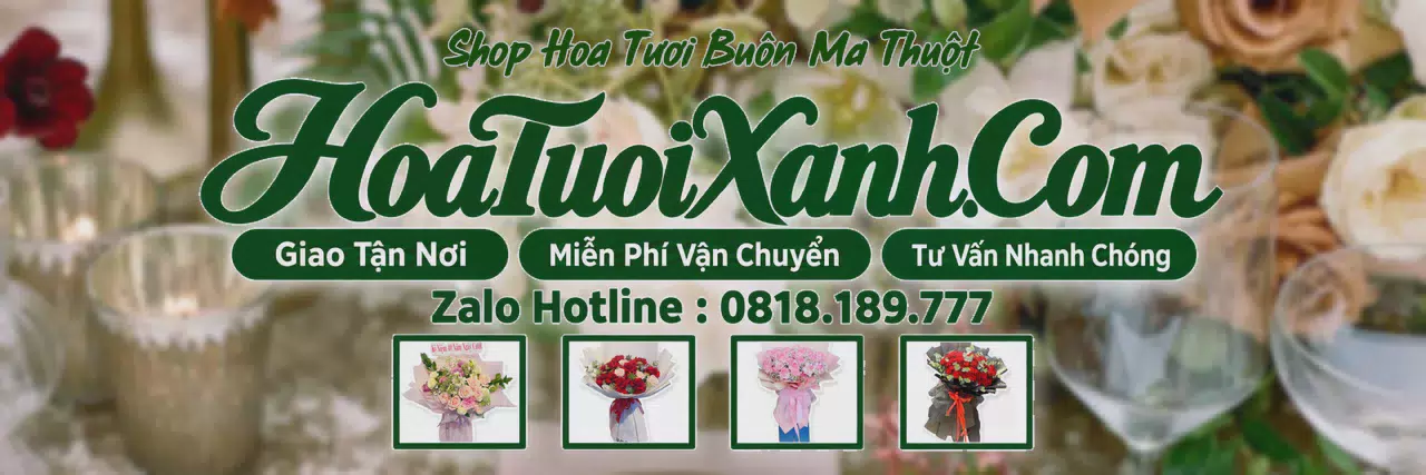 Ảnh bìa Tiệm Hoa Tươi Tại Buôn Ma Thuột, Dịch Vụ Đặt Hoa Trực Tuyến