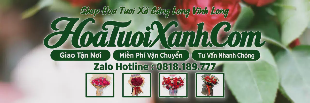 Ảnh bìa Tiệm Hoa Tươi Tại Xã Càng Long Vĩnh Long, Shop Hoa Tươi Chất Lượng