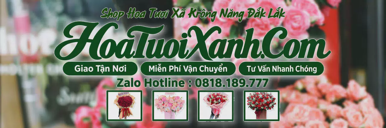 Ảnh bìa Tiệm Hoa Tươi Tại Xã Krông Năng Đắk Lắk, Shop Hoa Đẹp Giao Tận Nhà