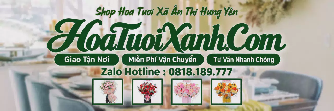 Ảnh bìa Tiệm Hoa Tươi Tại Xã Ân Thi Hưng Yên, Giao Hoa Tận Nhà Nhanh Chóng