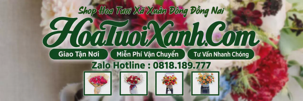 Ảnh bìa Tiệm Hoa Tươi Tại Xã Xuân Đông Đồng Nai, Đặt Hoa Online Tiện Lợi