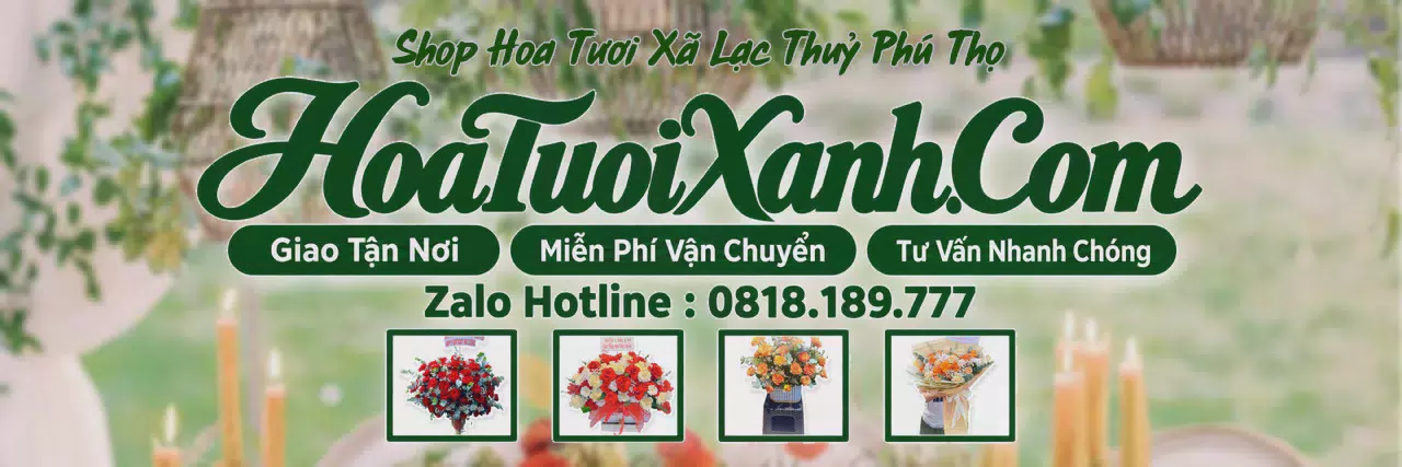 Ảnh bìa Tiệm Hoa Tươi Tại Xã Lạc Thuỷ Phú Thọ, Tiệm Hoa Đẹp Giá Hợp Lý