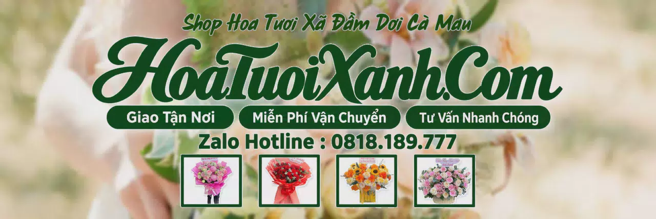 Ảnh bìa Tiệm Hoa Tươi Tại Xã Đầm Dơi Cà Mau, Điện Hoa Tươi Giá Tốt