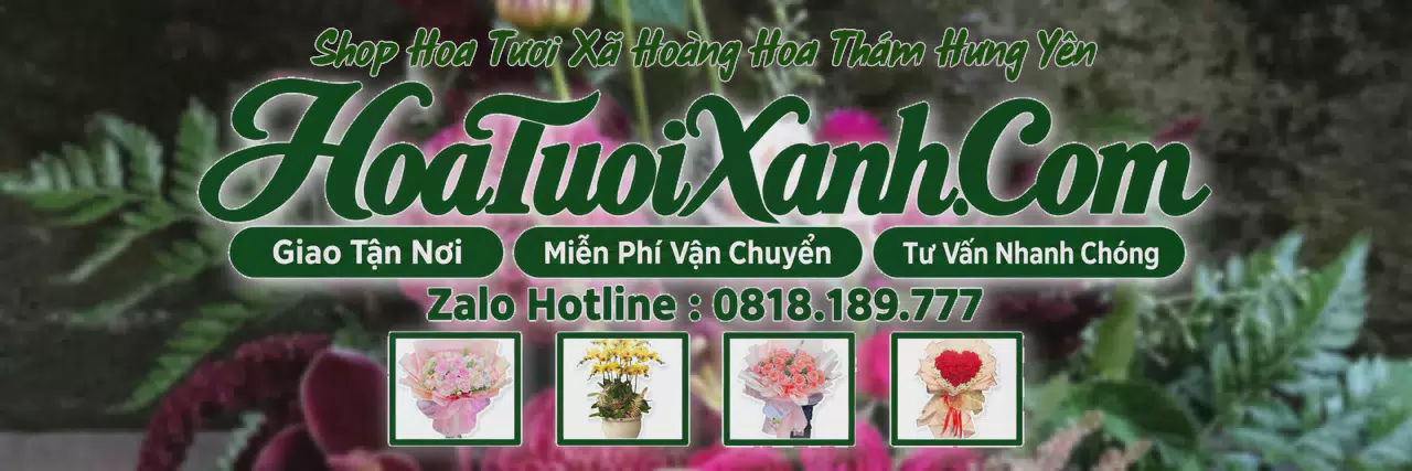 Ảnh bìa Tiệm Hoa Tươi Tại Xã Hoàng Hoa Thám Hưng Yên, Dịch Vụ Giao Hoa Chuyên Nghiệp