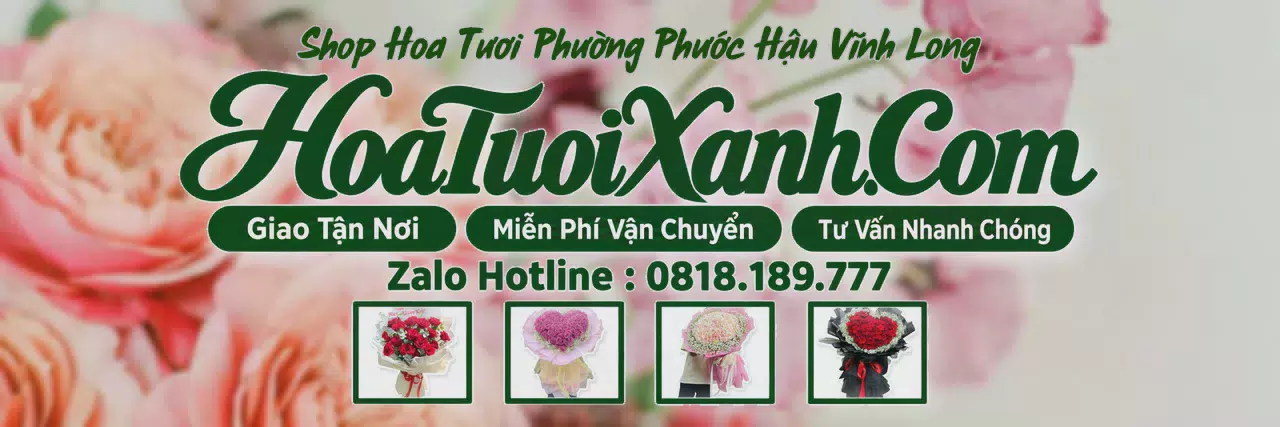 Ảnh bìa Tiệm Hoa Tươi Tại Phường Phước Hậu Vĩnh Long, Shop Hoa Đẹp Giao Tận Nhà
