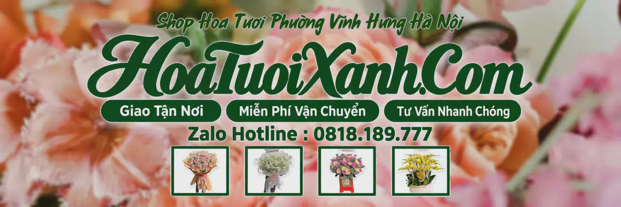 Ảnh bìa Tiệm Hoa Tươi Tại Phường Vĩnh Hưng Hà Nội, Đặt Hoa Online Tiện Lợi