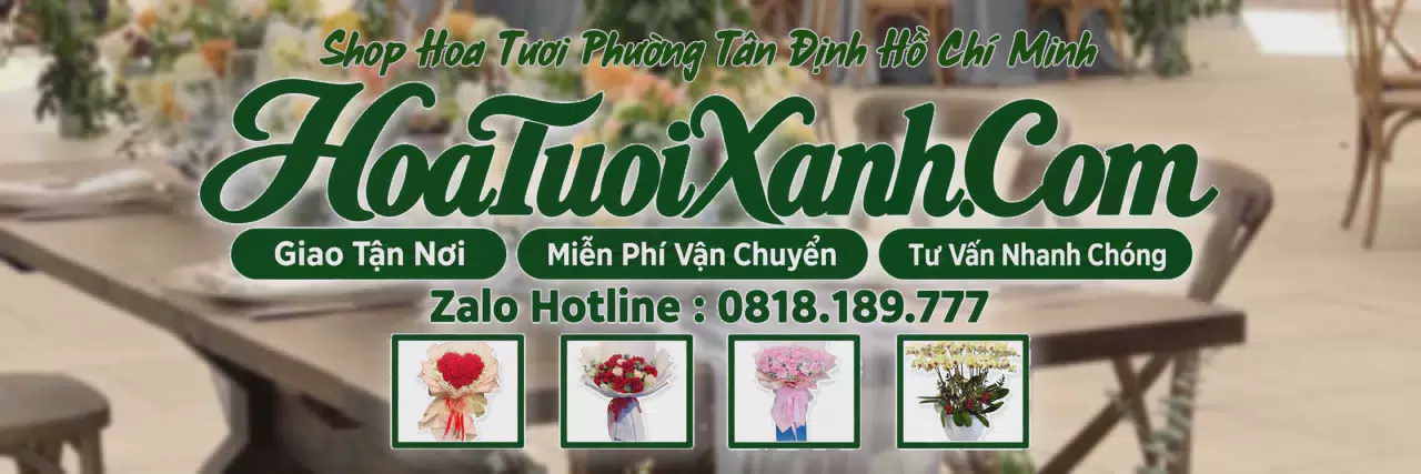 Ảnh bìa Tiệm Hoa Tươi Tại Phường Tân Định Hồ Chí Minh, Giao Hoa Tận Nhà Nhanh Chóng