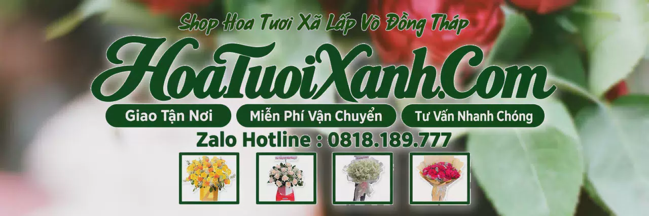 Ảnh bìa Tiệm Hoa Tươi Tại Xã Lấp Vò Đồng Tháp, Hoa Tươi Mới Mỗi Ngày