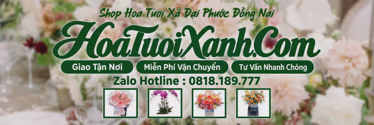 Ảnh bìa Tiệm Hoa Tươi Tại Xã Đại Phước Đồng Nai, Đặt Hoa Tươi Trực Tuyến