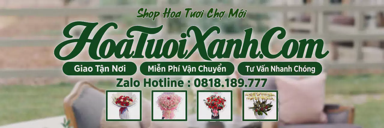 Ảnh bìa Tiệm Hoa Tươi Tại Chợ Mới, Shop Hoa Online Uy Tín
