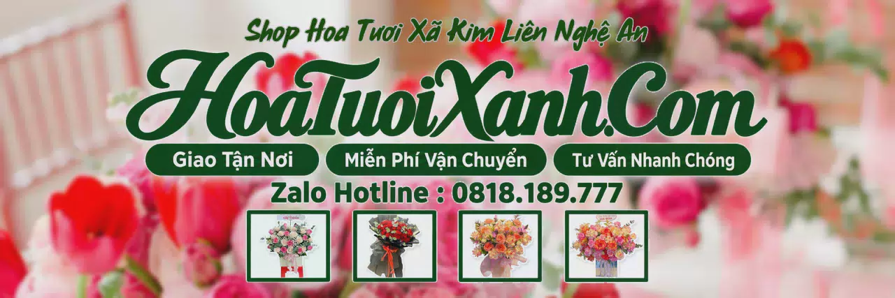 Ảnh bìa Tiệm Hoa Tươi Tại Xã Kim Liên Nghệ An, Điện Hoa Giao Tận Nơi