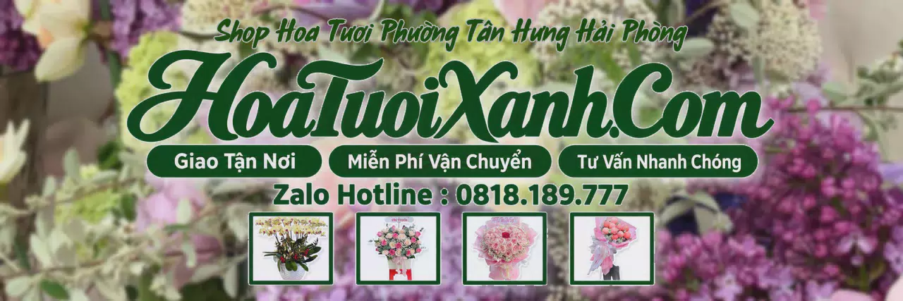 Ảnh bìa Tiệm Hoa Tươi Tại Phường Tân Hưng Hải Phòng, Tiệm Hoa Đẹp Giá Hợp Lý