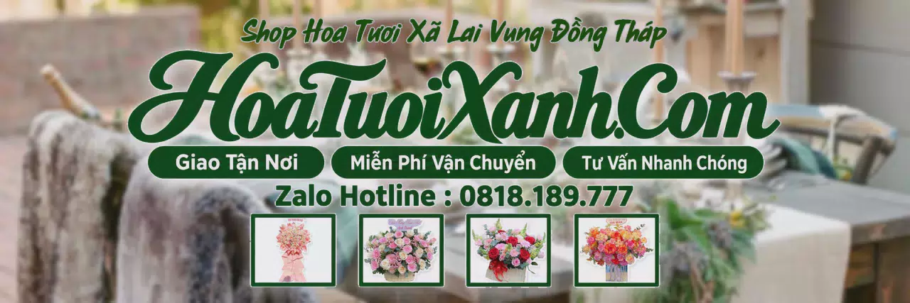 Ảnh bìa Tiệm Hoa Tươi Tại Xã Lai Vung Đồng Tháp, Đặt Hoa Tận Nơi Dễ Dàng