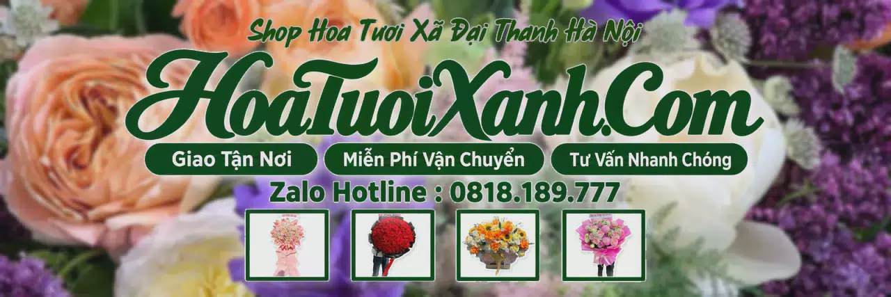 Ảnh bìa Tiệm Hoa Tươi Tại Xã Đại Thanh Hà Nội, Dịch Vụ Giao Hoa Nhanh