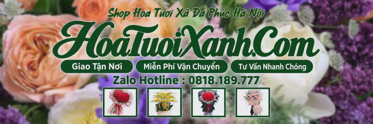 Ảnh bìa Tiệm Hoa Tươi Tại Xã Đa Phúc Hà Nội, Đặt Hoa Giao Tận Nơi