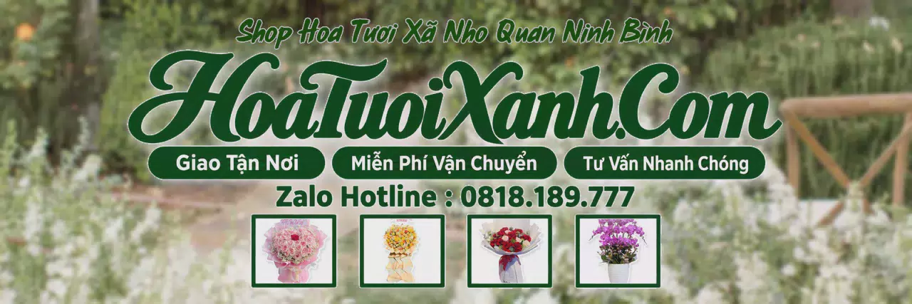 Ảnh bìa Tiệm Hoa Tươi Tại Xã Nho Quan Ninh Bình, Shop Hoa Đẹp Giao Tận Nhà