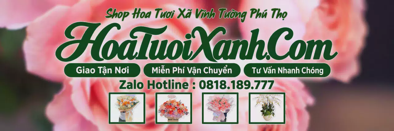 Ảnh bìa Tiệm Hoa Tươi Tại Xã Vĩnh Tường Phú Thọ, Tiệm Hoa Đẹp Giá Hợp Lý